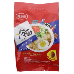 韩恩彩益生菌小麦风味冷面