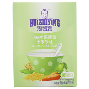 惠智婴DHA水果蔬菜小米米乳