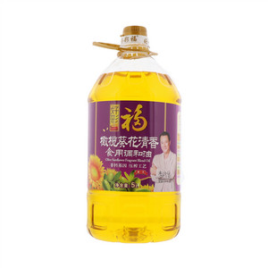 好彩福食用植物调和油橄榄葵花清香5L