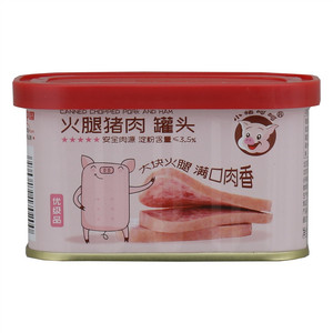 小猪呵呵火腿猪肉罐头