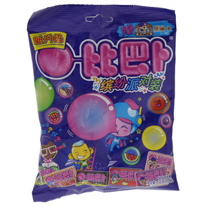比巴卜缤纷派对装超软泡泡糖