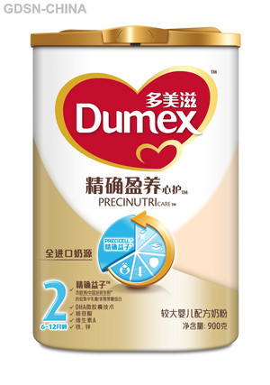多美滋Dumex精确盈养心护较大婴儿配方奶粉（6-12月龄2段）