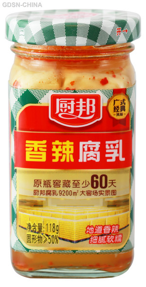 厨邦香辣腐乳