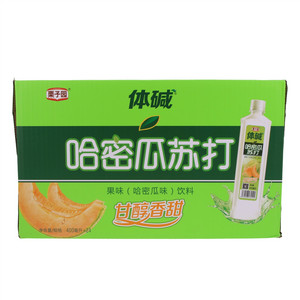 栗子园体碱哈密瓜味哈密瓜苏打果味饮料