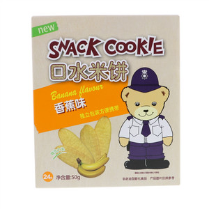 SNACK COOKIE Take care口水米饼（香蕉味）50g