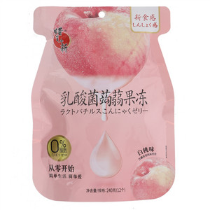 乳酸菌蒟蒻果冻（白桃味）