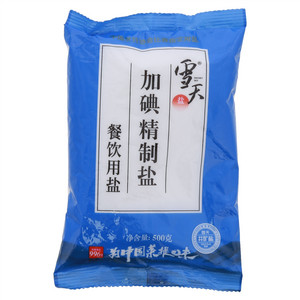 雪天加碘精制盐A-袋-高碘（餐饮用盐）