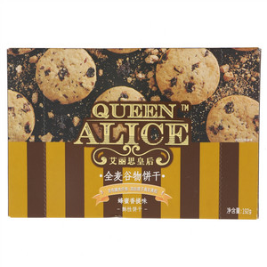 艾丽思皇后/QUEEN ALICE蜂蜜香提味全麦谷物饼干