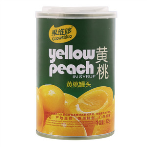 果维哆黄桃罐头
