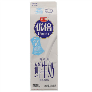 光明优倍减脂肪鲜牛奶 950ml