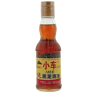 小车100%纯黑芝麻油