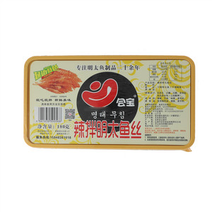 会宝辣拌明太鱼丝