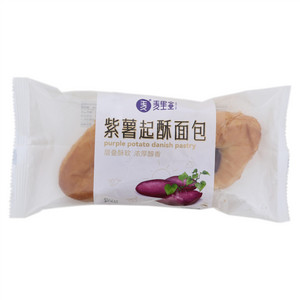 麦里金紫薯起酥面包