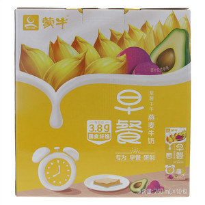 蒙牛紫薯燕麦早餐牛奶