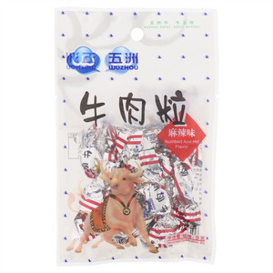 五洲麻辣味牛肉粒 