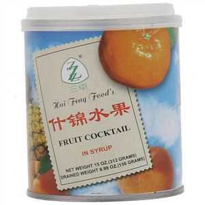 三卓糖水什锦水果罐头