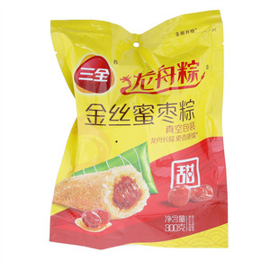 三全真空金丝蜜枣粽