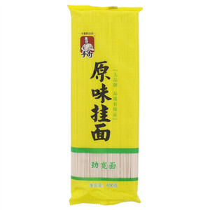 原味挂面400克劲宽面（塑包）