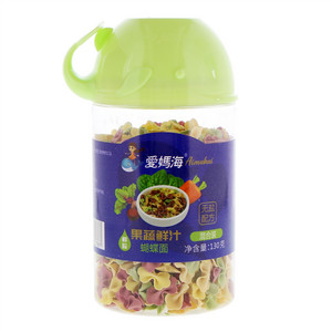 爱妈海果蔬鲜汁蝴蝶面（混合装）