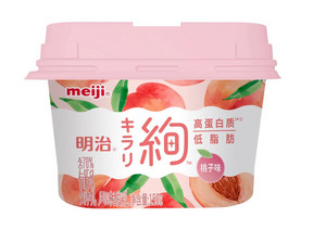 meiji明治绚桃子味风味酸乳