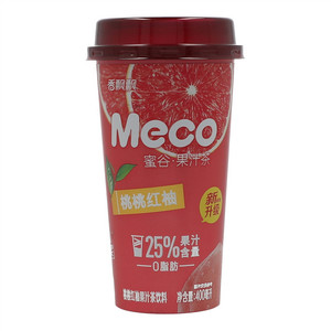 香飘飘Meco蜜谷桃桃红柚果汁茶饮料