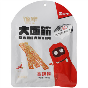 馋库百世兴挤压调味糕点香辣味大面筋