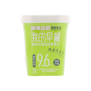 简单巧厨我的早餐膳食纤维银耳燕麦片