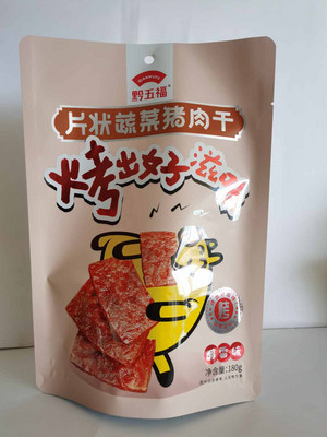 片状蔬菜猪肉干（醇香味）