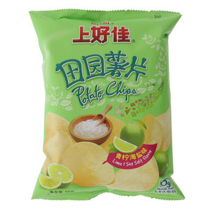 上好佳田园薯片-青柠海盐味