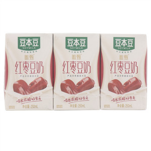 豆本豆唯甄红枣豆奶