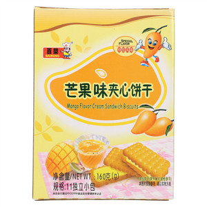 百荣芒果味夹心饼干