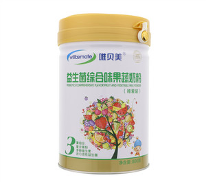 （唯贝美）益生菌综合味果蔬奶粉