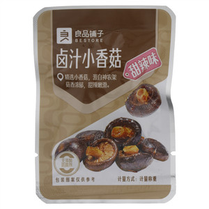 良品铺子甜辣味卤汁小香菇