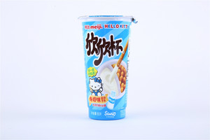 明治欣欣杯牛奶味酱饼干条
