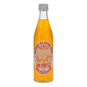冰得宝橘子味汽水