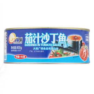 广瑞茄汁沙丁鱼罐头