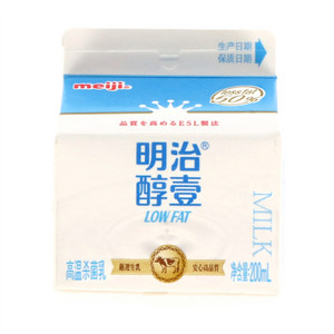 明治醇壹低脂肪高温杀菌乳