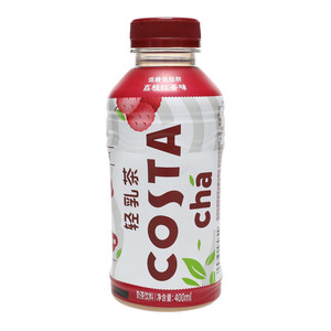 COSTA COFFEE荔枝红茶味轻乳茶奶茶饮料