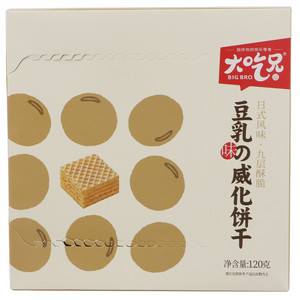 大吃兄豆乳味威化饼干