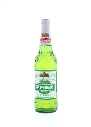 8°P500ml绿瓶精制燕京超爽