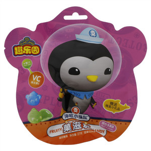 趣乐园菓滋糖综合水果味凝胶糖果
