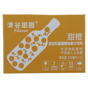 清谷田园复合乳酸菌橙味果汁饮料