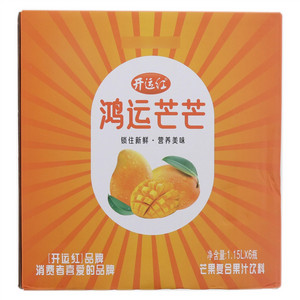 开运红鸿运芒芒芒果复合果汁饮料