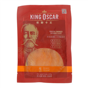 KING OSCAR欧斯卡王冷冻烟熏三文鱼切片