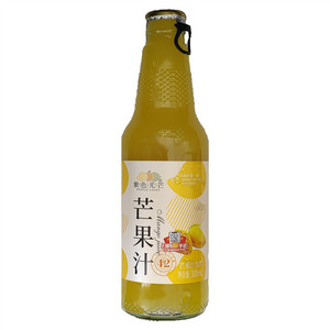 紫色光芒芒果汁