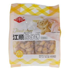 江顺奶香味熊仔饼