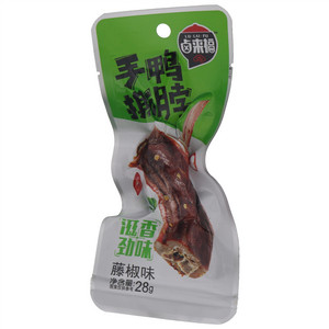 卤来福藤椒味手撕鸭脖