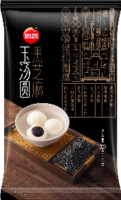 思念320g白玉黑芝麻玉汤圆