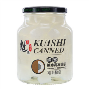 魁牌蜂蜜糖水椰果罐头