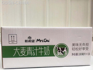新希望Mrs.Gu大麦青汁牛奶